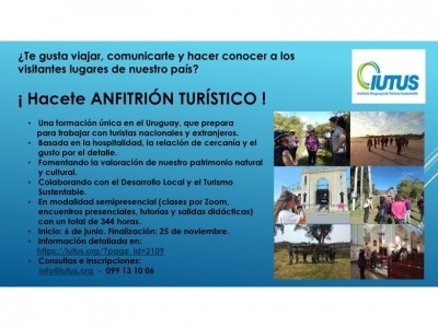 Oferta de cursos de turismo sustentable de IUTUS